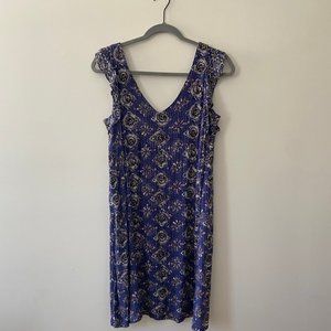 Fat Face Shift Tank Dress (Purple - Sz. 2)